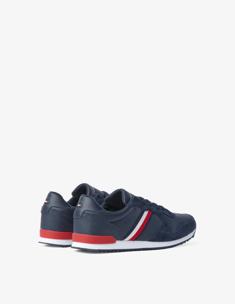 rinascente Tommy Hilfiger Maxwell runner leather sneakers - blue