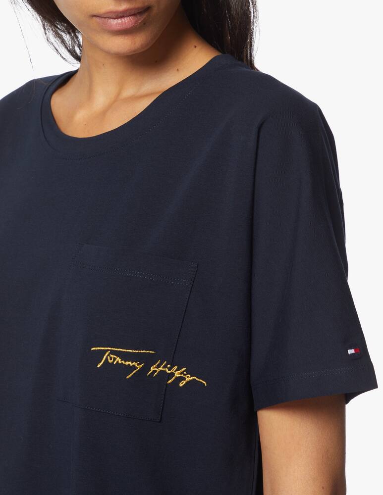 rinascente Tommy Hilfiger Cotton blend relaxed fit t-shirt with logo