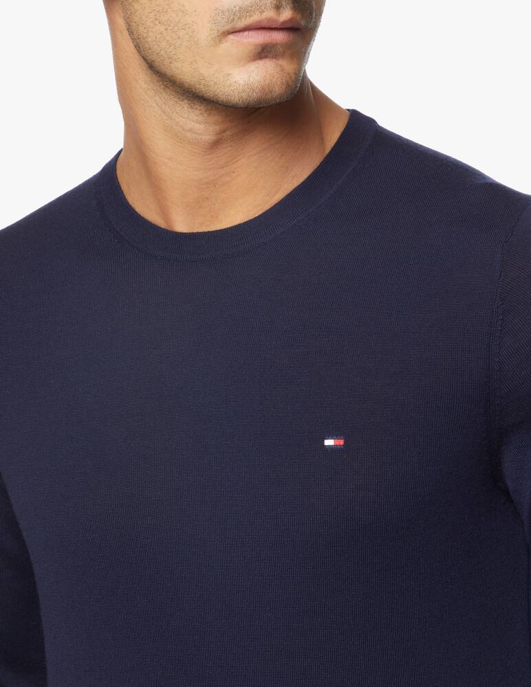 rinascente Tommy Hilfiger Merino wool roundneck sweater