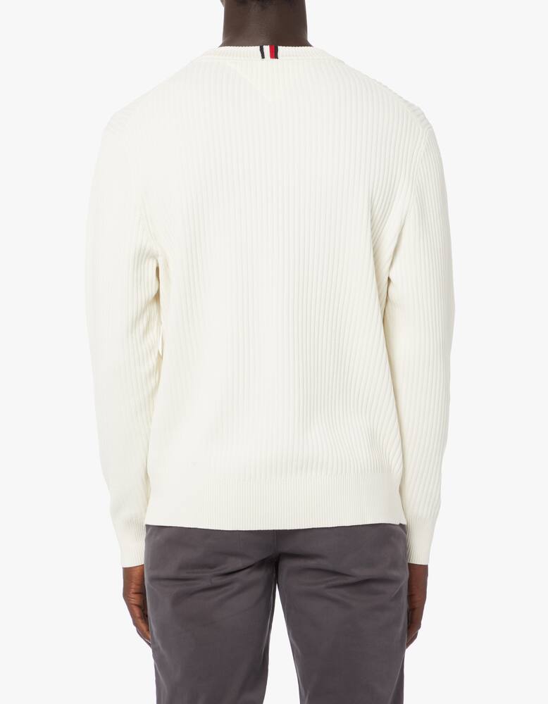 rinascente Tommy Hilfiger Wavy flag ribbed cotton sweater