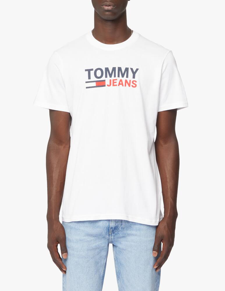 rinascente Tommy Jeans T-shirt con bandierina