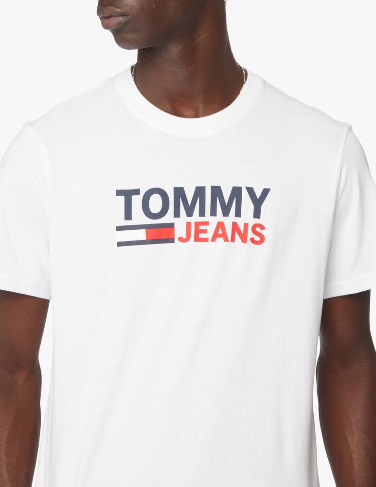 rinascente Tommy Jeans T-shirt con bandierina