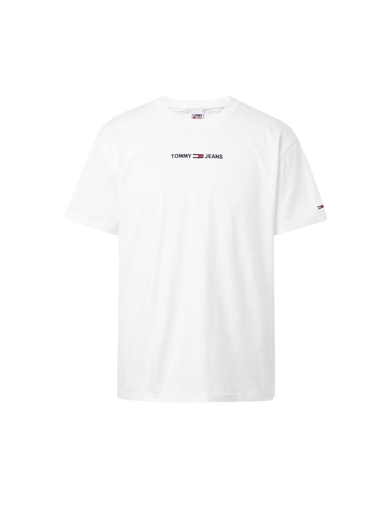 rinascente Tommy Jeans T-shirt con logo ricamato - bianco