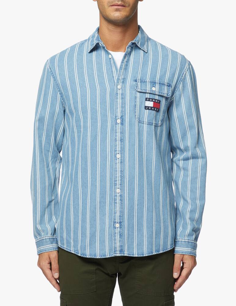 rinascente Tommy Jeans Denim striped shirt