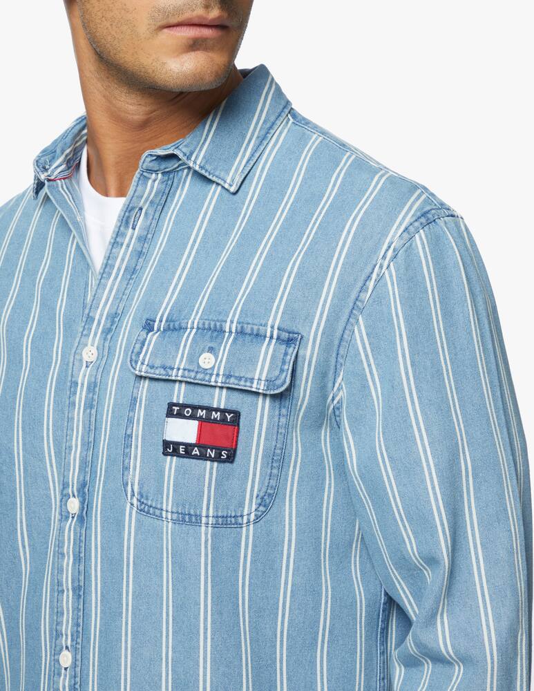 rinascente Tommy Jeans Denim striped shirt