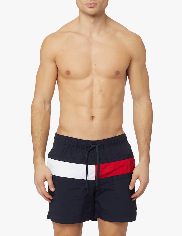 rinascente Tommy Hilfiger Flag central swimshort - light blue