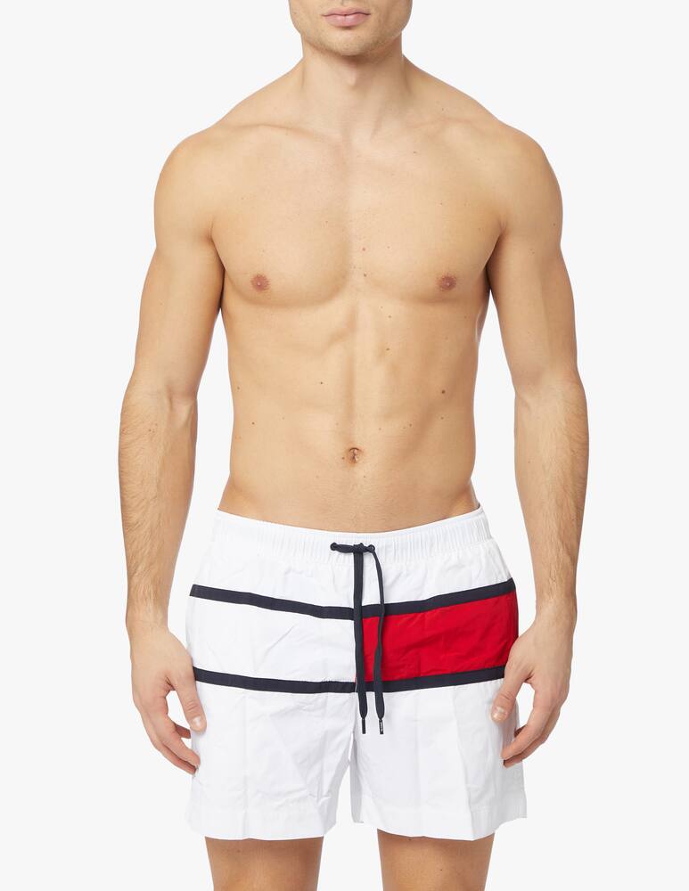 rinascente Tommy Hilfiger Costume boxer flag centrale - bianco