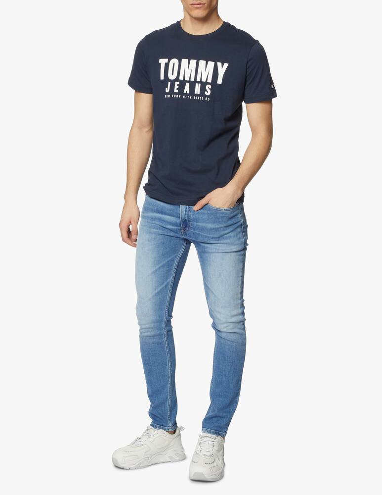 rinascente Tommy Jeans Maglietta girocollo center logo