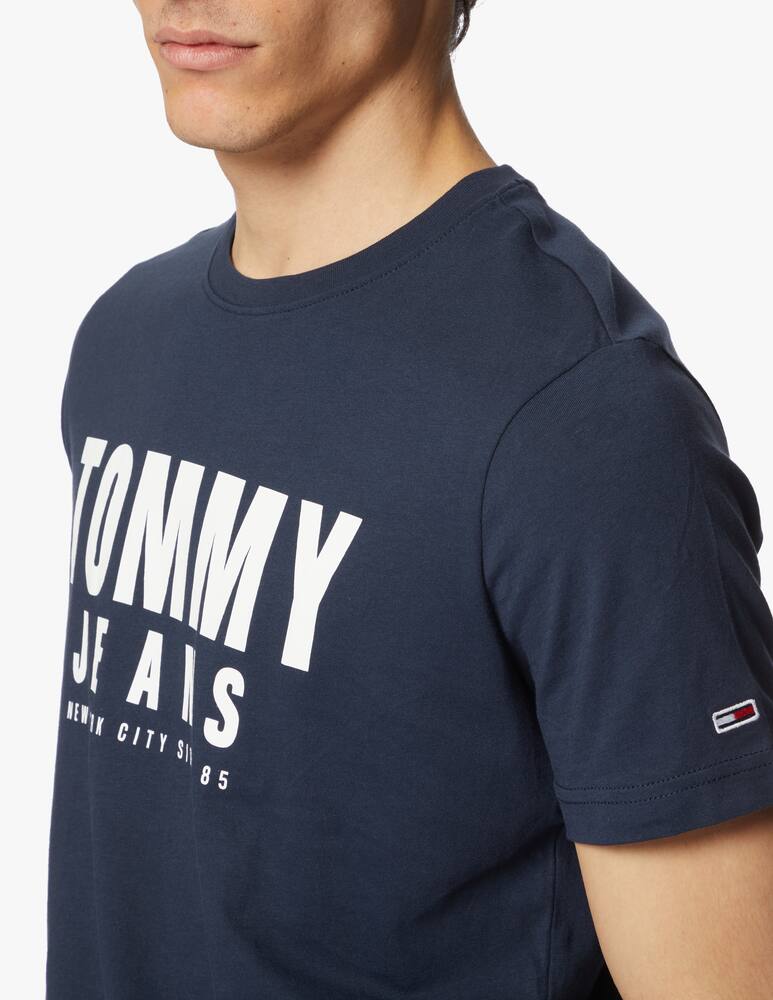 rinascente Tommy Jeans Maglietta girocollo center logo