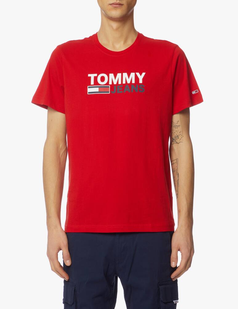 rinascente Tommy Jeans Maglietta girocollo tj con logo