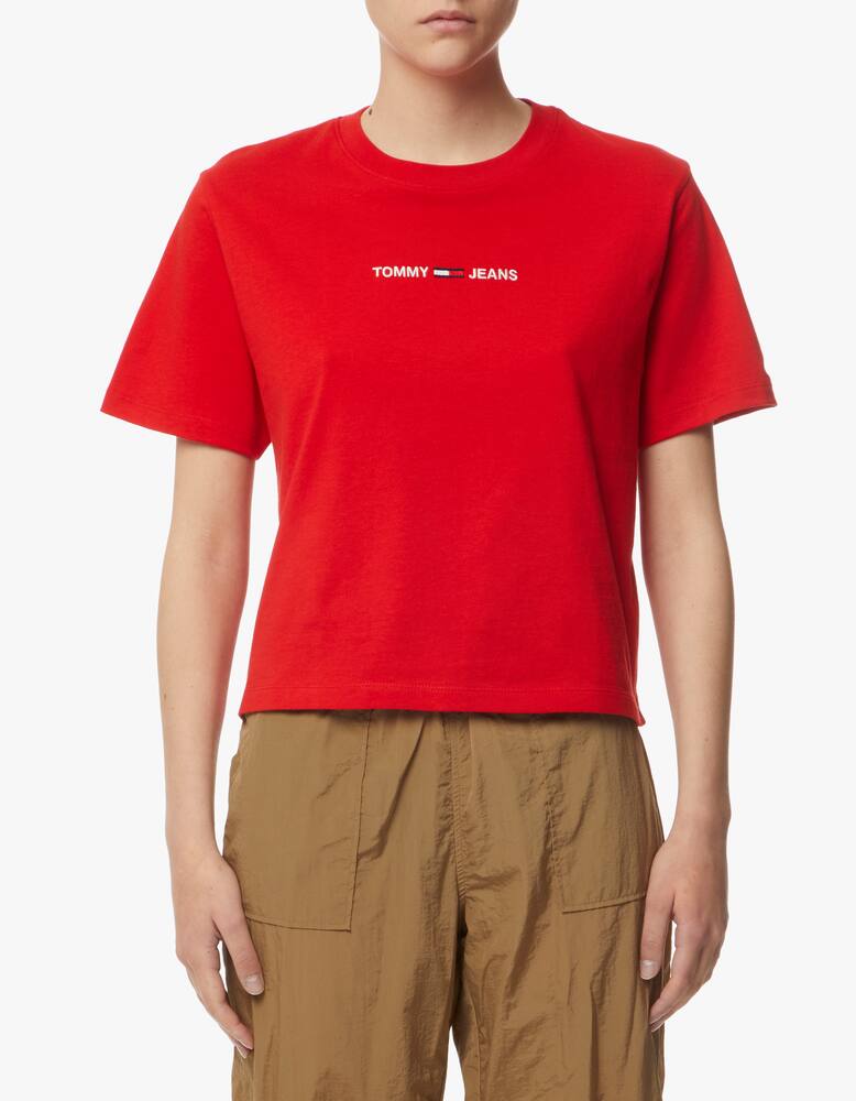 rinascente Tommy Jeans Logo cotton t-shirt