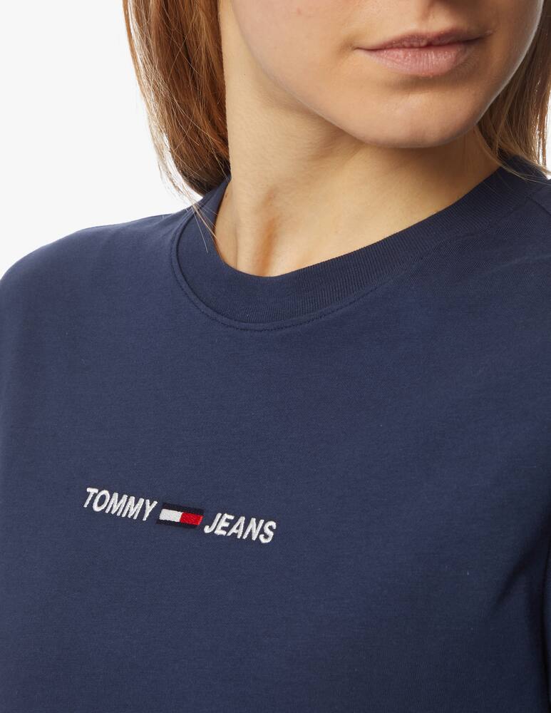 rinascente Tommy Jeans Cotton t-shirt with linear logo