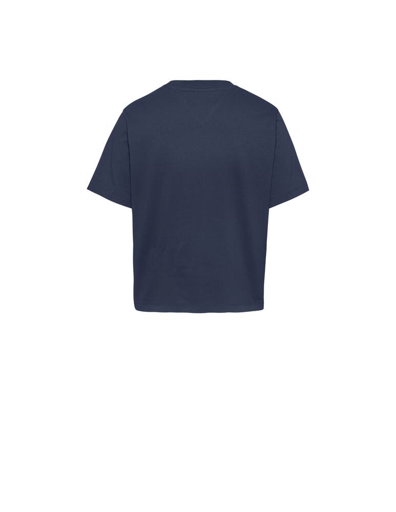 rinascente Tommy Jeans Cotton t-shirt with linear logo
