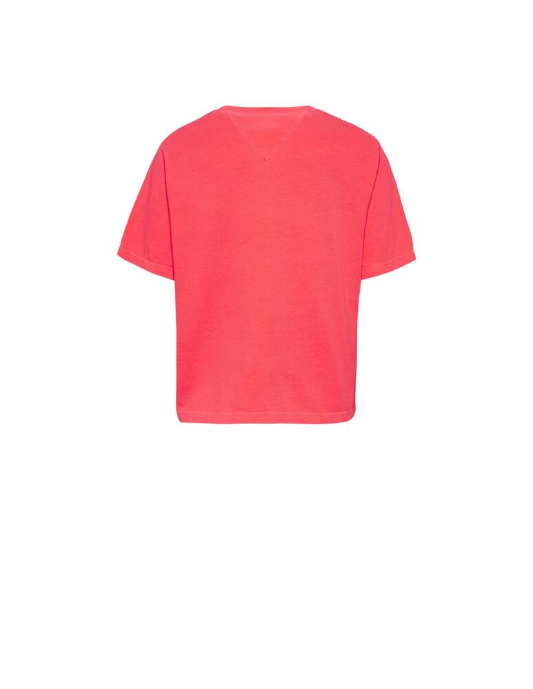 rinascente Tommy Jeans T-shirt in cotone con logo tape