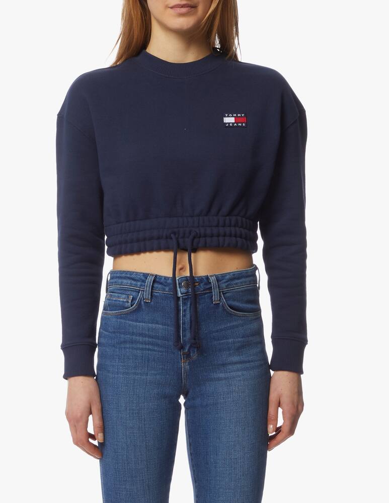 Tommy Jeans Cotton cropped sweatshirt - picture 4 Tommy Jeans Cotton cropped sweatshirt - picture 4