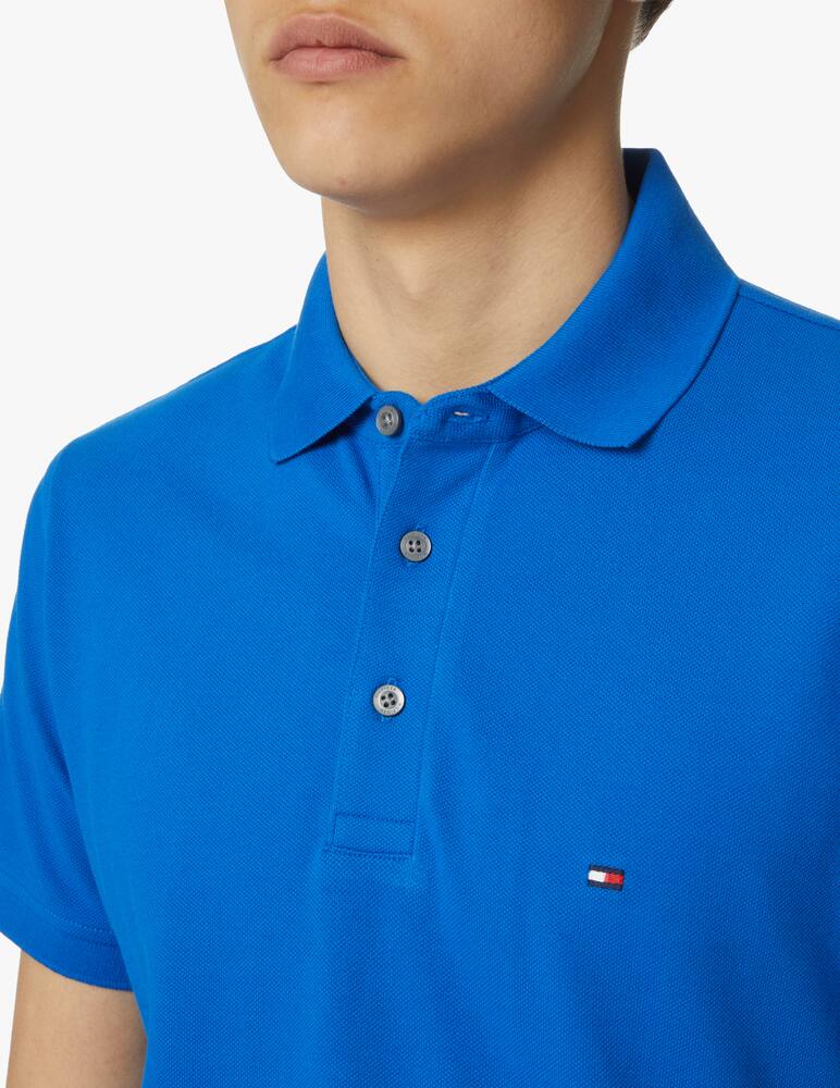 rinascente Tommy Hilfiger Slim short sleeve basic polo - blue