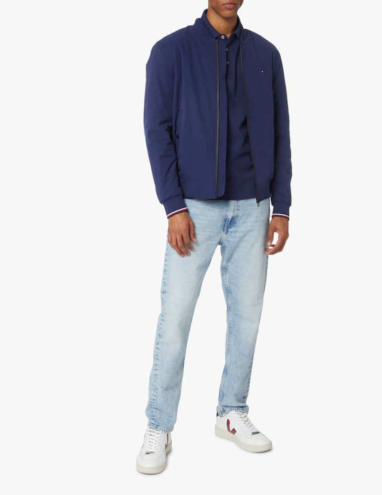 rinascente Tommy Hilfiger Short sleeve polo slim basic tu - blue