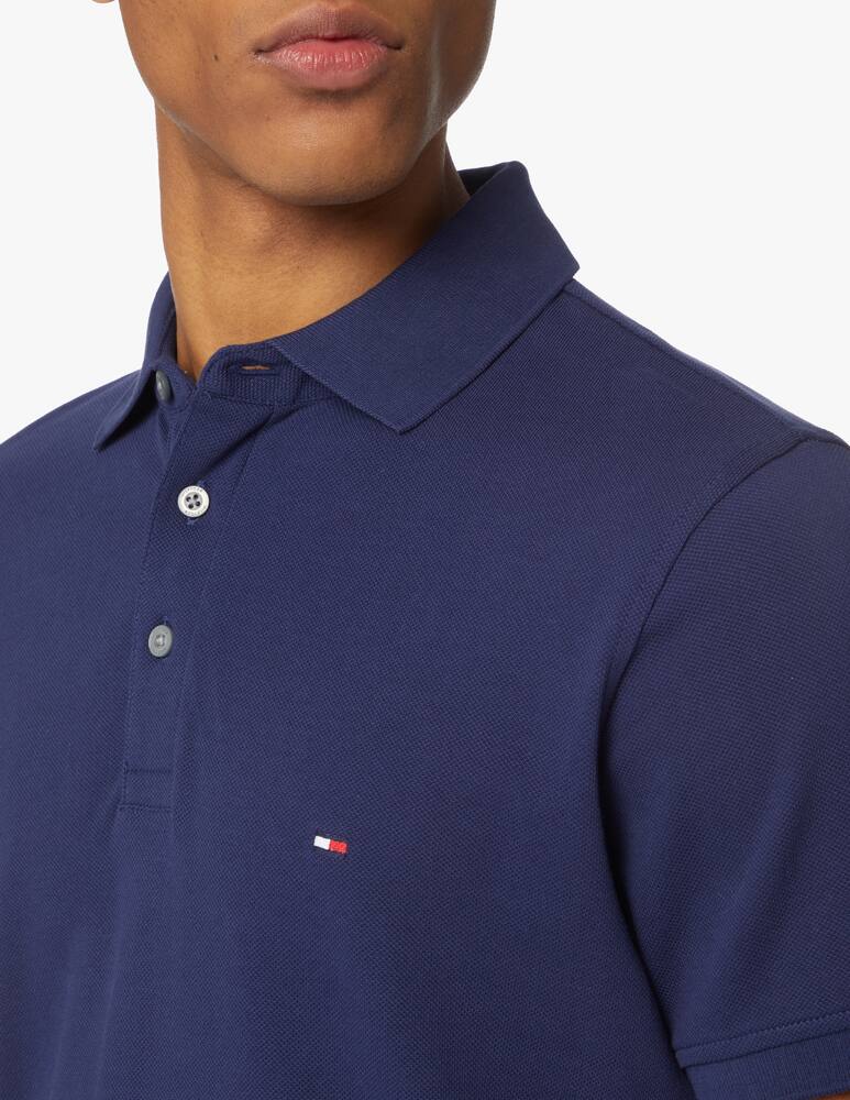 rinascente Tommy Hilfiger Short sleeve polo slim basic tu - blue