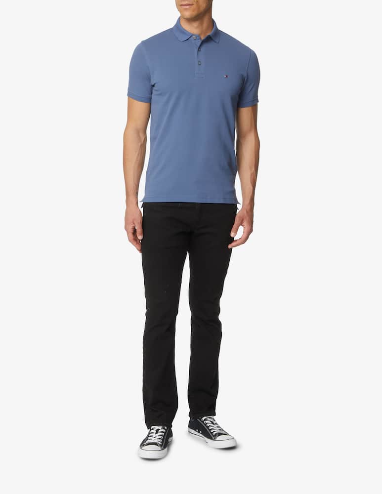 Tommy Hilfiger Polo manica corta slim basic tu - Blu - immagine 2 Tommy Hilfiger Polo manica corta slim basic tu - Blu - immagine 2