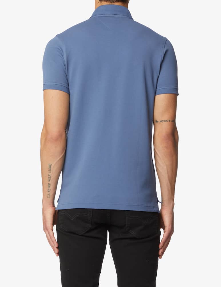 Tommy Hilfiger Polo manica corta slim basic tu - Blu - immagine 3 Tommy Hilfiger Polo manica corta slim basic tu - Blu - immagine 3