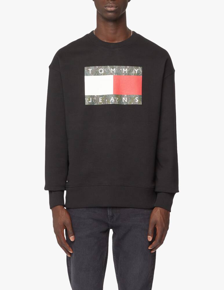 rinascente Tommy Jeans Big flag printed sweatshirt