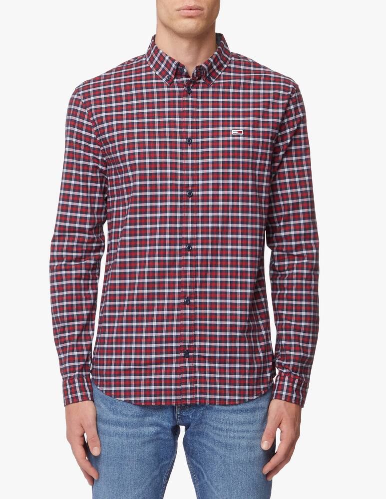 rinascente Tommy Jeans  medium check long sleeve shirt