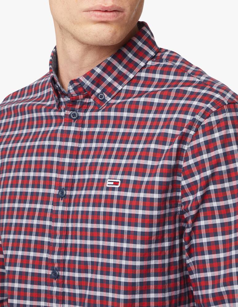 rinascente Tommy Jeans  medium check long sleeve shirt