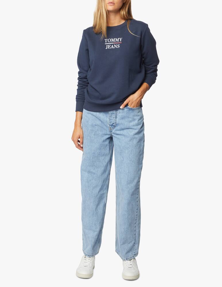 rinascente Tommy Jeans Felpa in misto cotone con logo