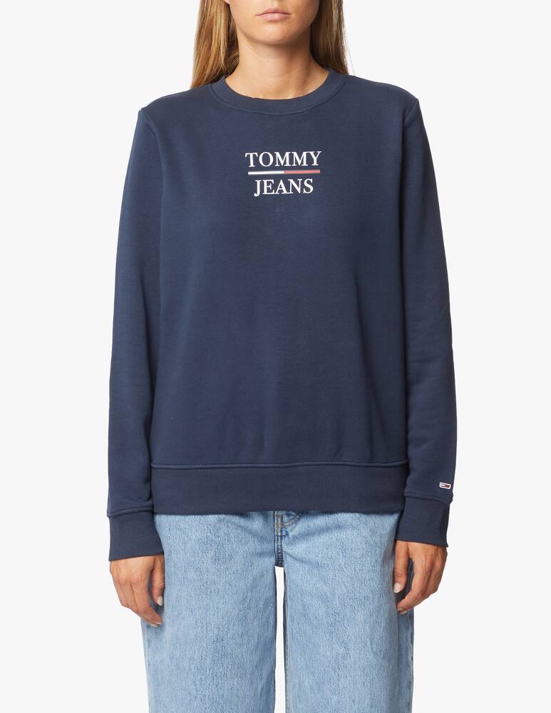rinascente Tommy Jeans Felpa in misto cotone con logo