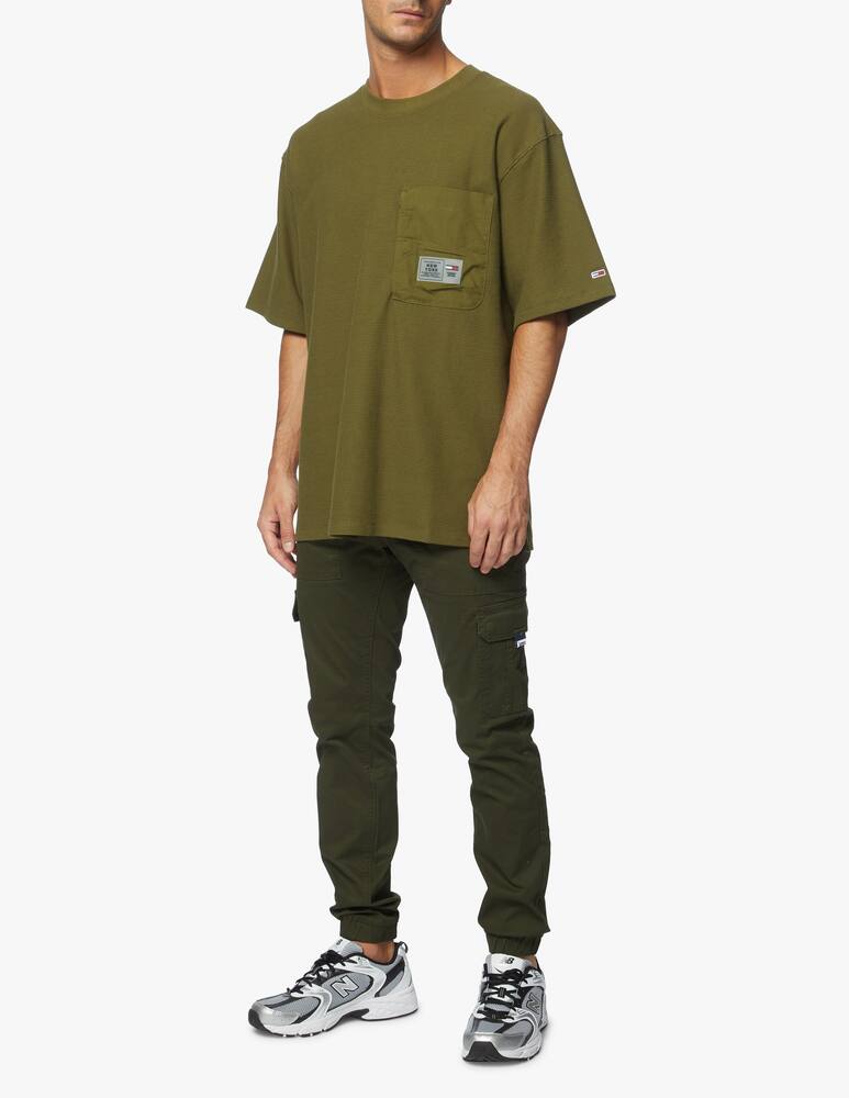 rinascente Tommy Jeans Maglietta girocollo con taschino waffle