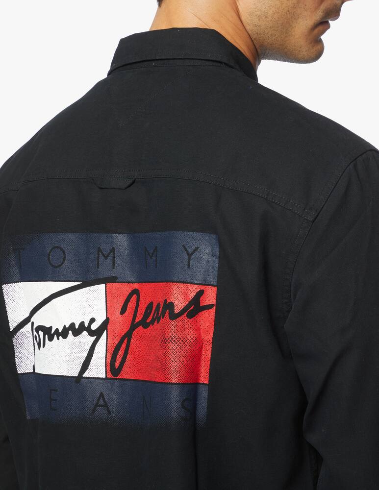 rinascente Tommy Jeans Retro flag overshirt
