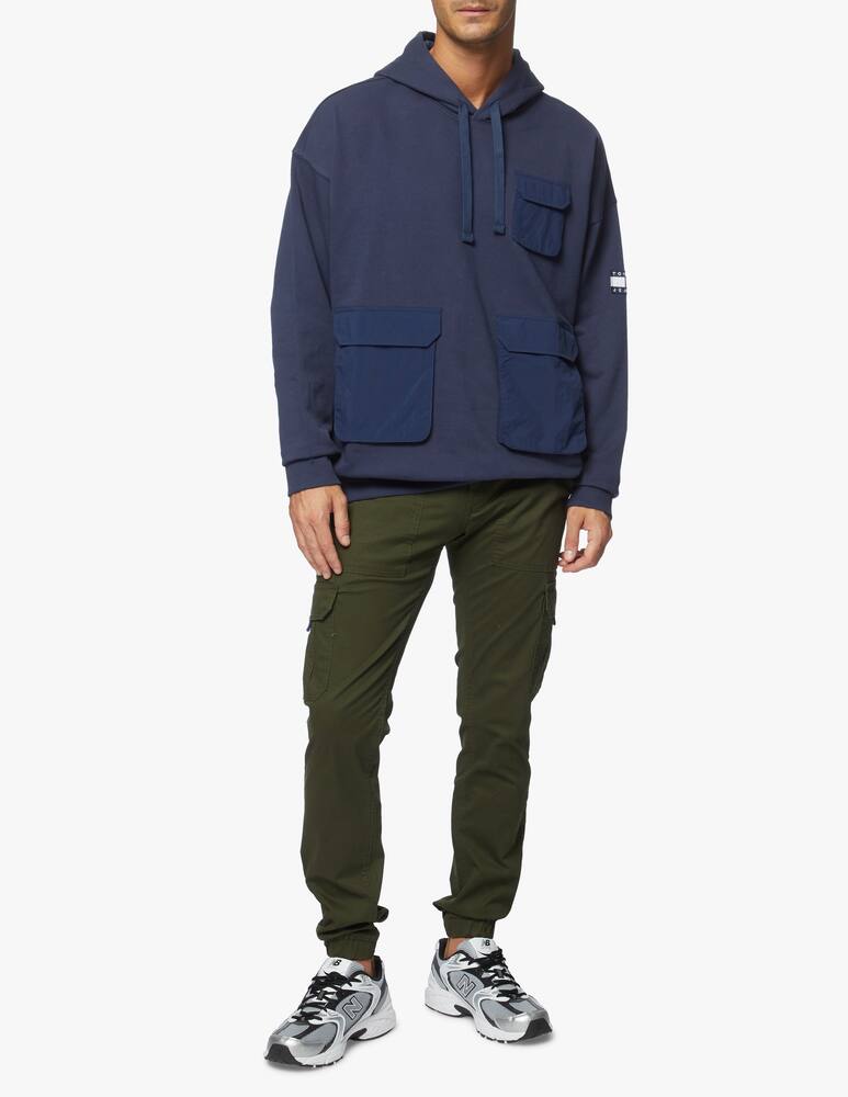 rinascente Tommy Jeans Cotton multi pocket hoodie