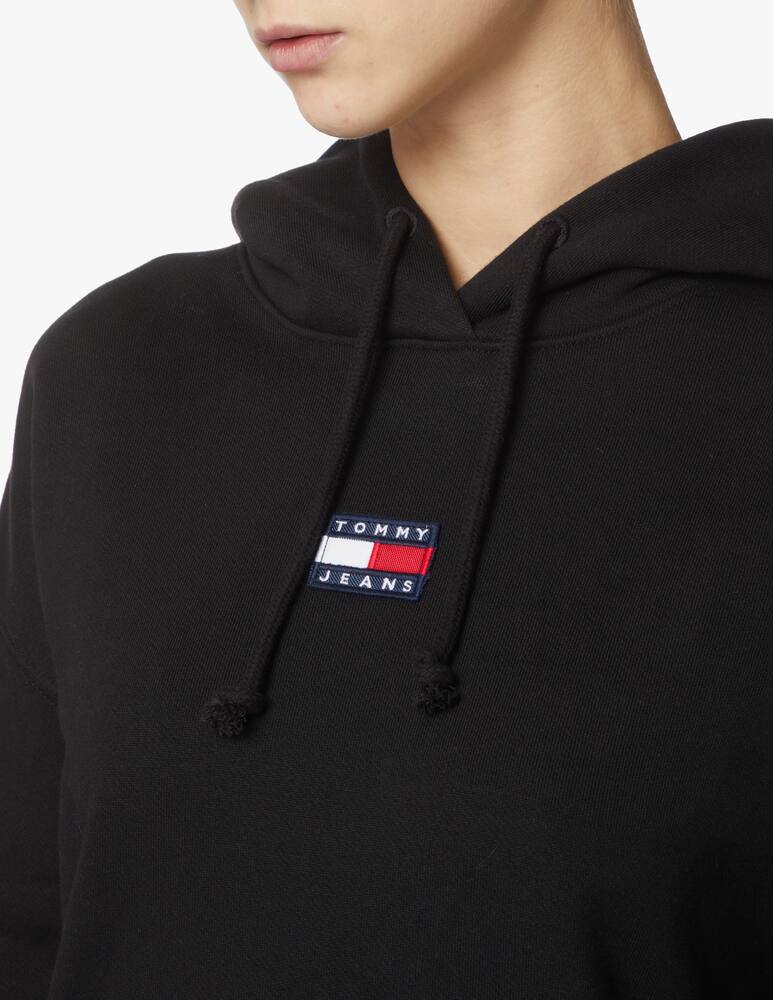 rinascente Tommy Jeans Hoodie with logo - black