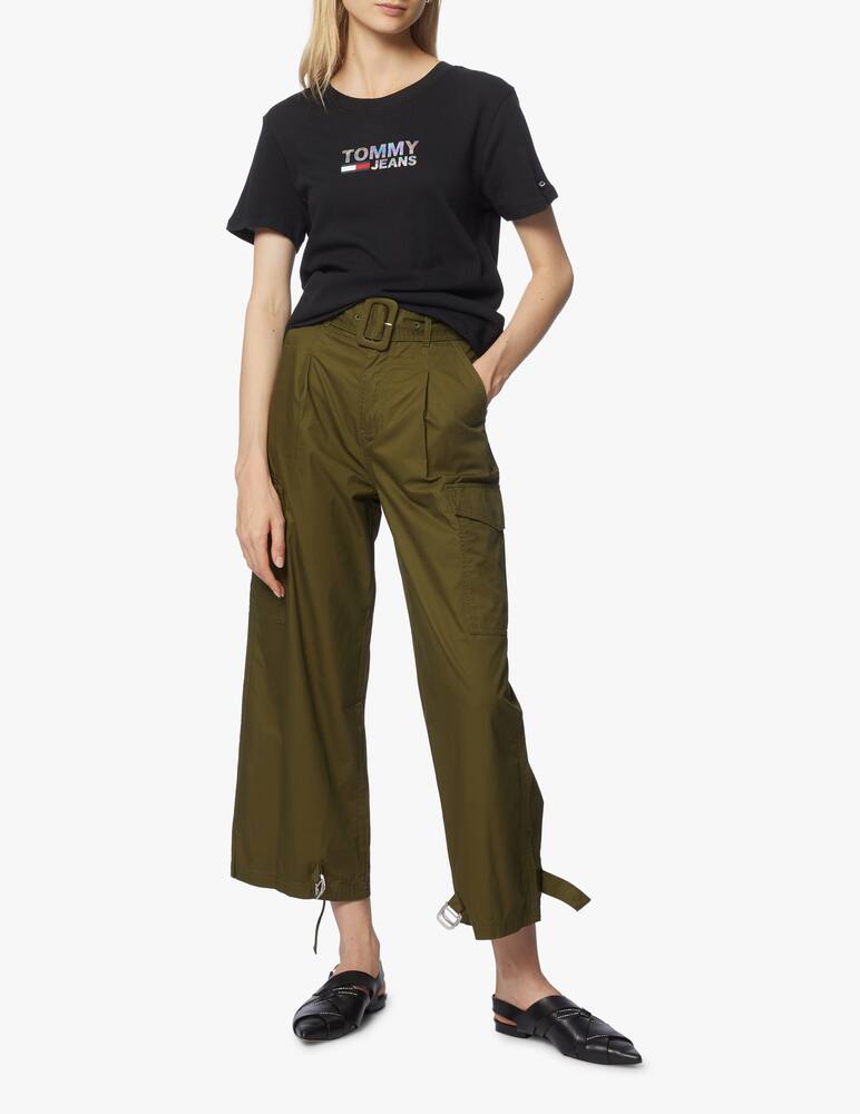 rinascente Tommy Jeans Pantaloni cargo in cotone con cintura