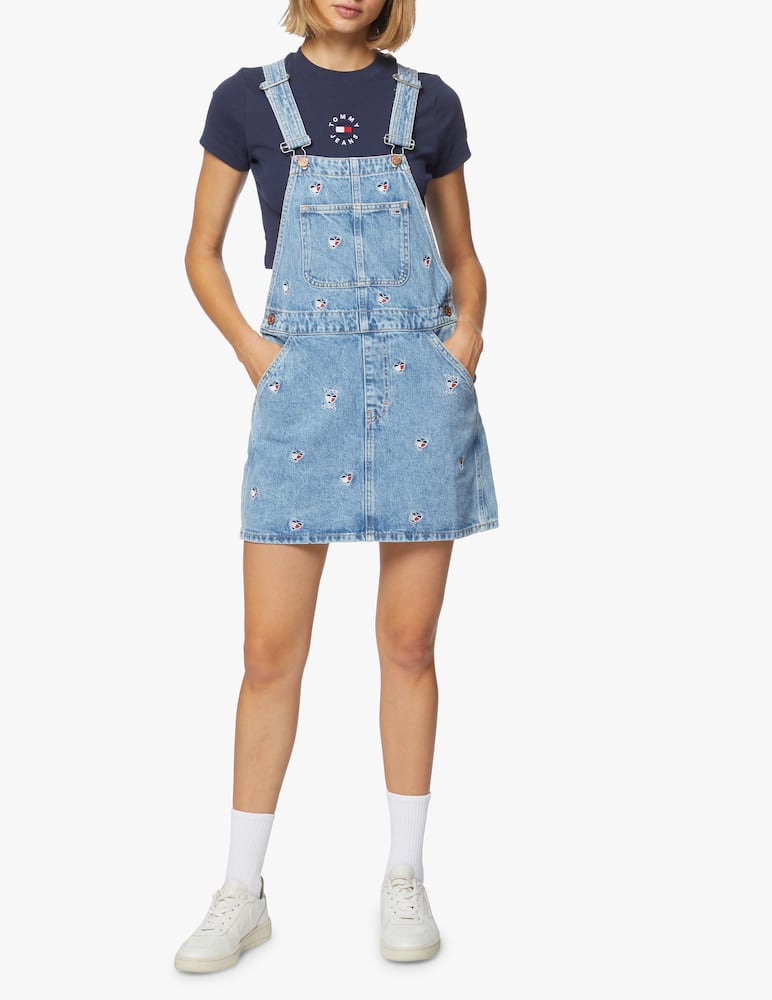 Tommy Jeans Salopette con ricamo - immagine 2 Tommy Jeans Salopette con ricamo - immagine 2