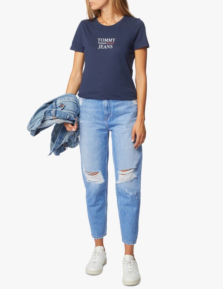 rinascente Tommy Jeans Cotton blend t-shirt with logo