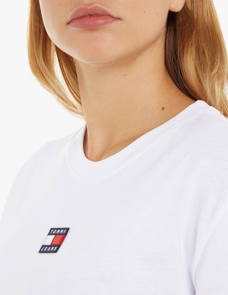 rinascente Tommy Jeans T-shirt in cotone - Bianco