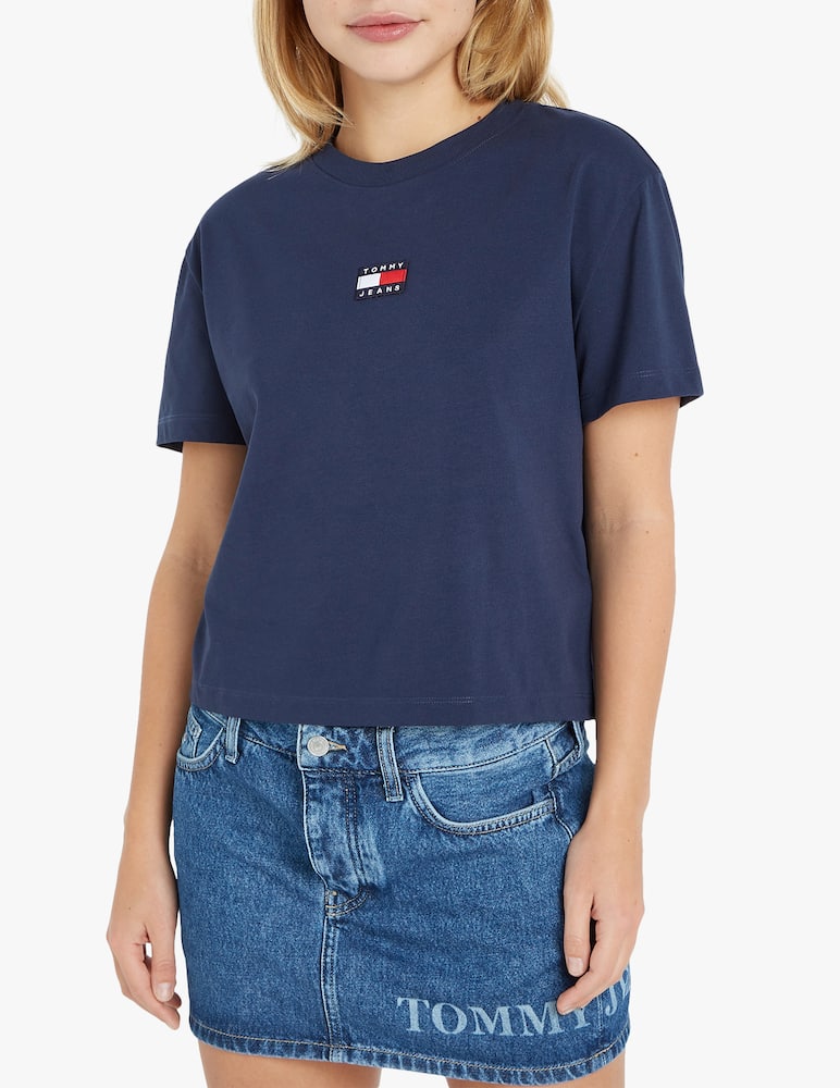 rinascente Tommy Jeans Cotton blend t-shirt - blue