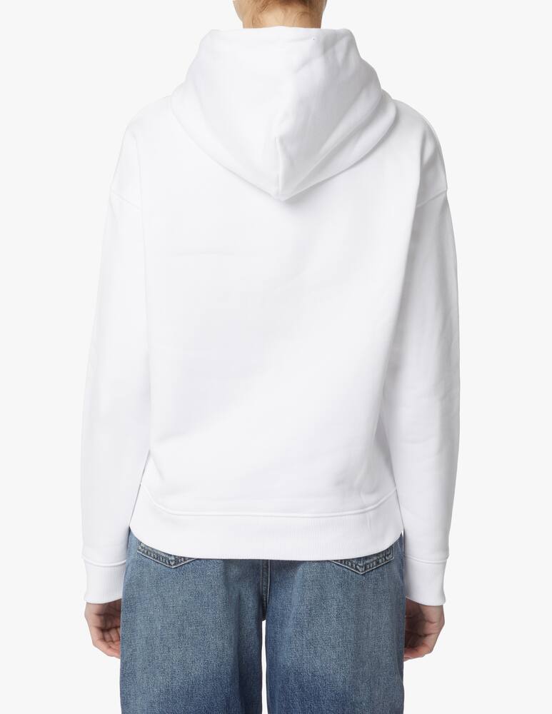 rinascente Tommy Jeans Felpa in cotone con cappuccio - bianco