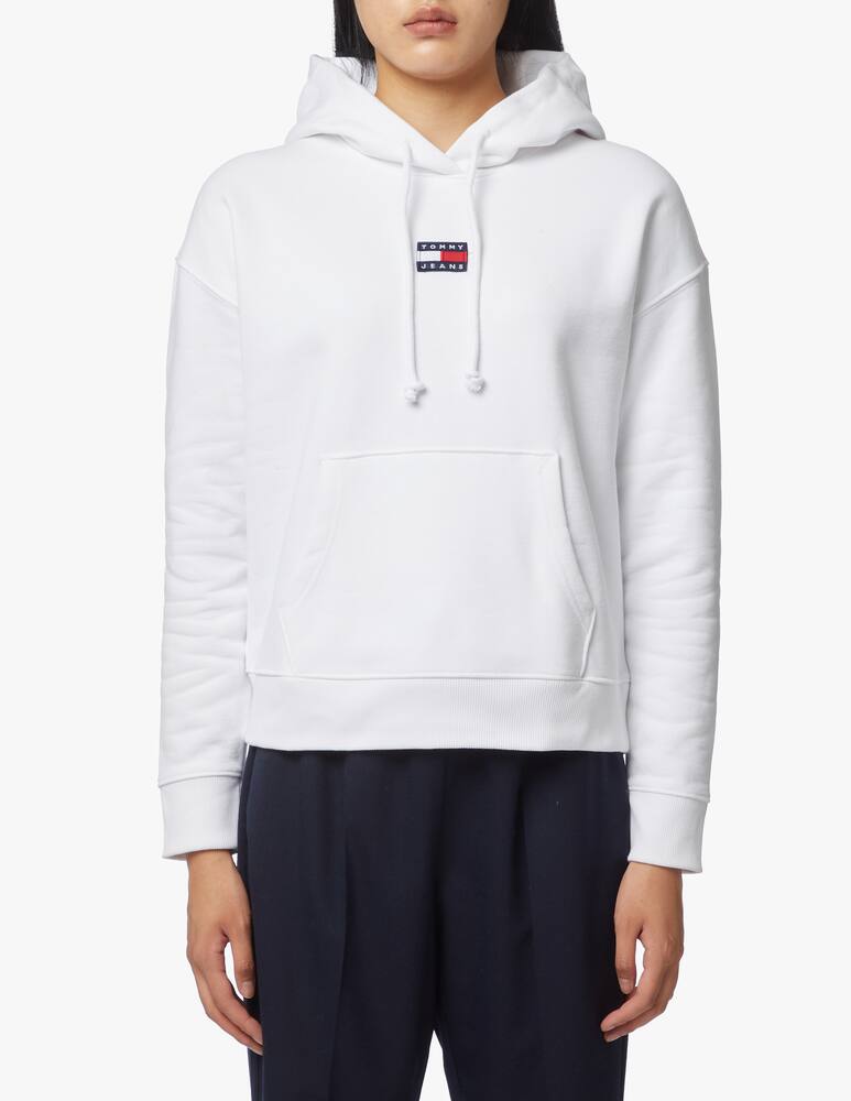 rinascente Tommy Jeans Felpa in cotone con cappuccio