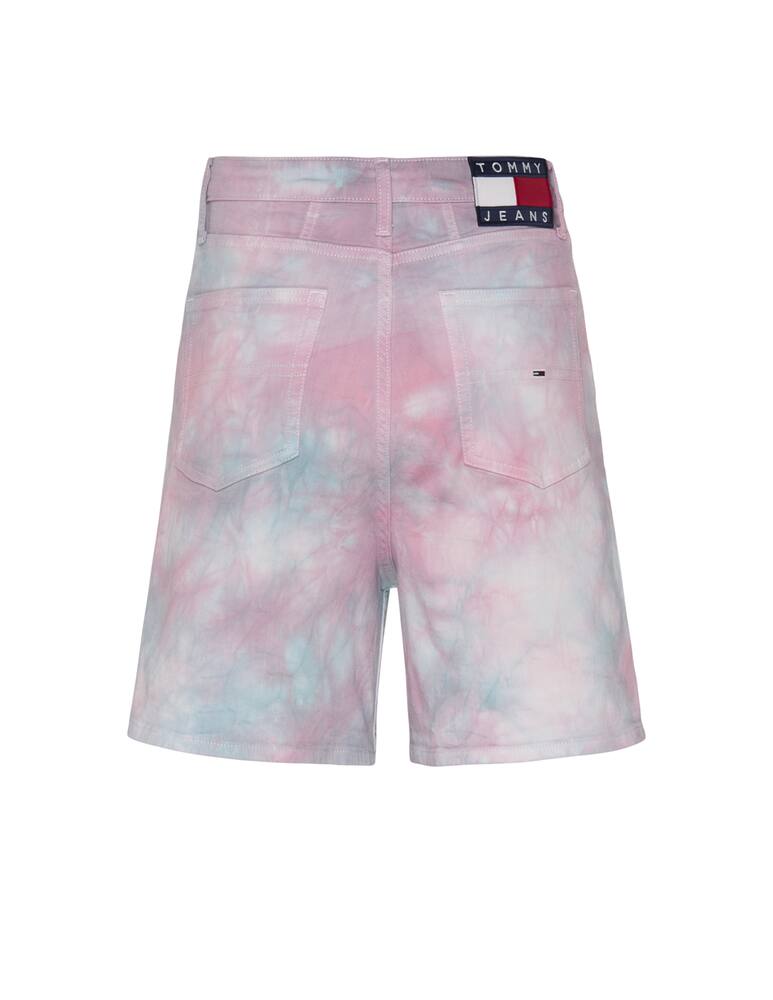 rinascente Tommy Jeans Tie dye denim mom shorts