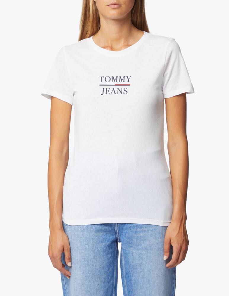 rinascente Tommy Jeans T-shirt in misto cotone con logo