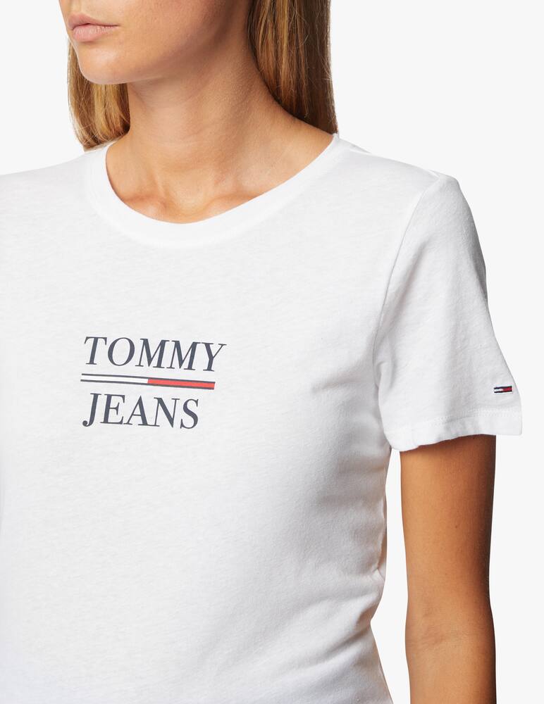 rinascente Tommy Jeans T-shirt in misto cotone con logo