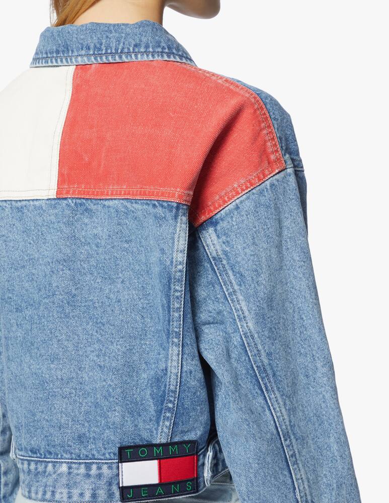 rinascente Tommy Jeans Giacca cropped di jeans