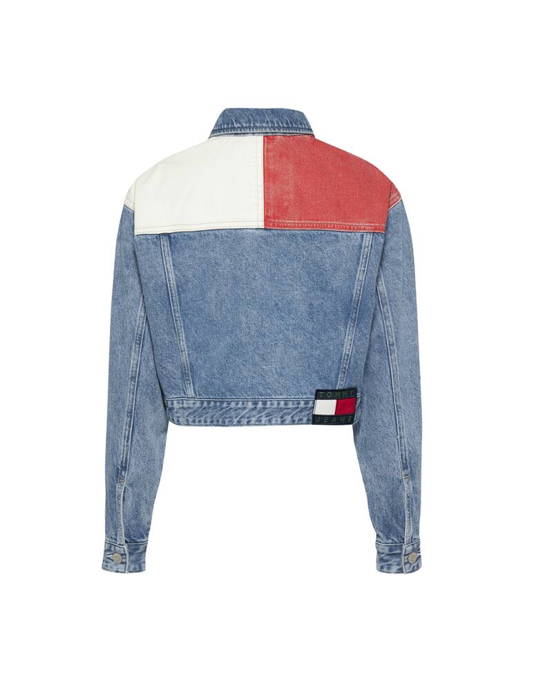 rinascente Tommy Jeans Giacca cropped di jeans
