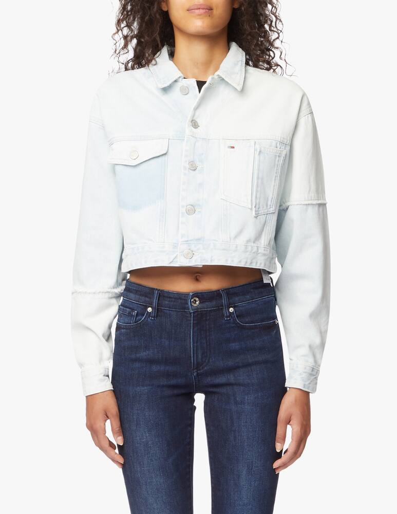 rinascente Tommy Jeans Giacca cropped di jeans