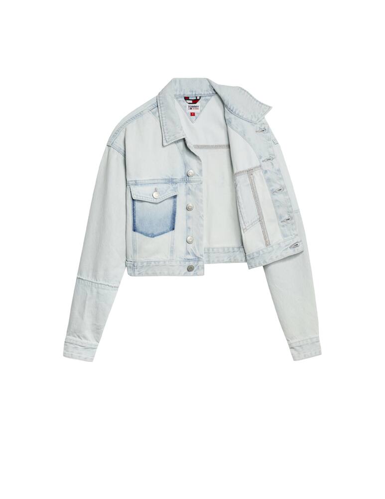 rinascente Tommy Jeans Giacca cropped di jeans