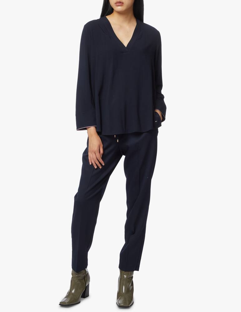 rinascente Tommy Hilfiger V neck tre quarters blouse