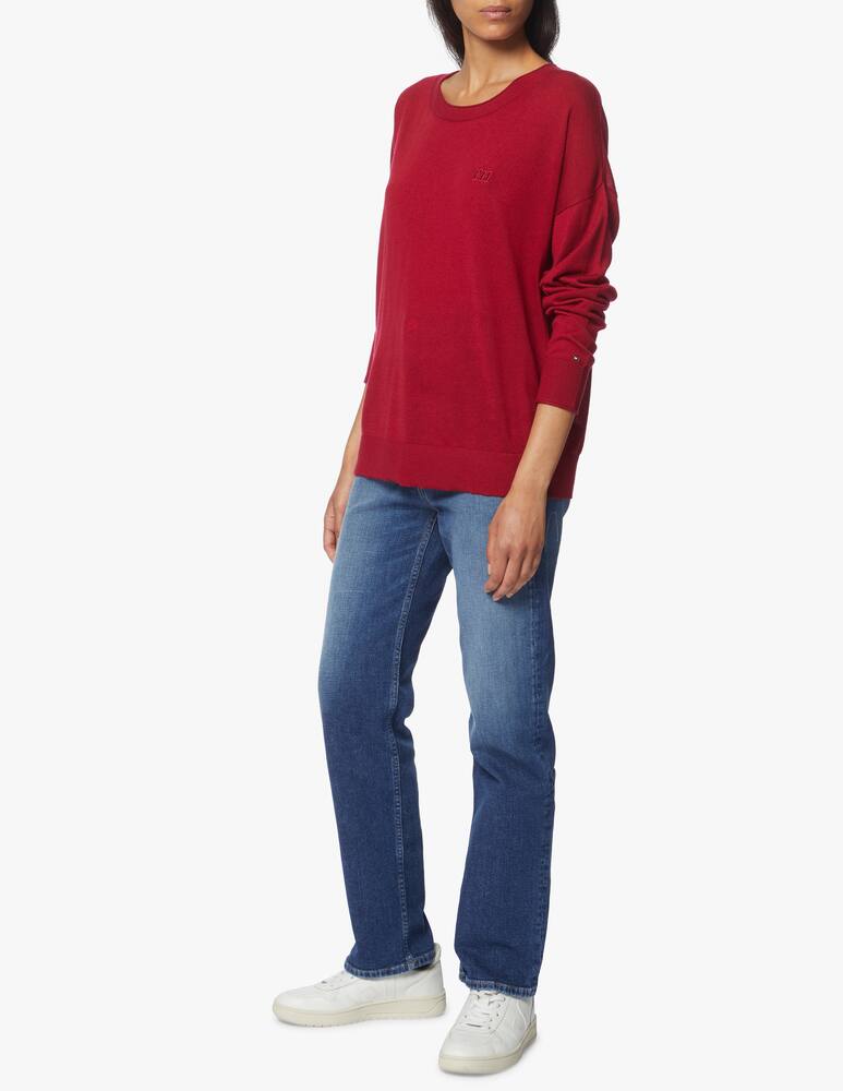rinascente Tommy Hilfiger Cotton blend boat neck jumper