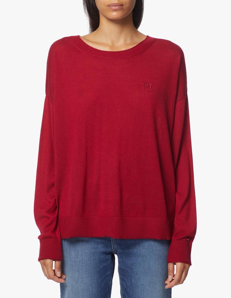 rinascente Tommy Hilfiger Cotton blend boat neck jumper